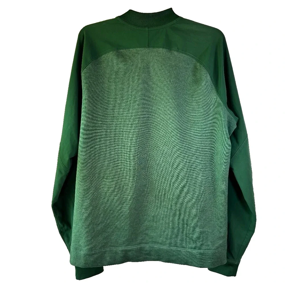 Under Armour Loose Coldgear Zip Up Jacket Green Lacrosse with‎ B Men's Size L